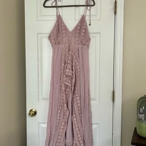 Free People Maxi Dress Spaghetti Strap